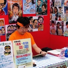 似顔絵師「でかど屋」さんを呼ぶ、出張派遣の依頼はイベント本舗