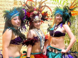 ポリネシアンダンスチームのＡＪ－ＧＩＲＬＳを呼ぶことができる出張派遣（出演）サービスを実施しています。